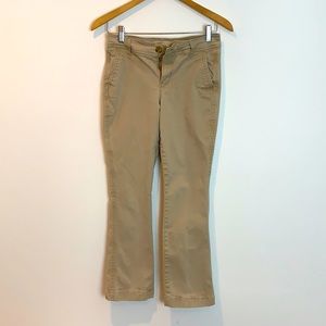 Old navy Khakis pants size 0 regular boot cut